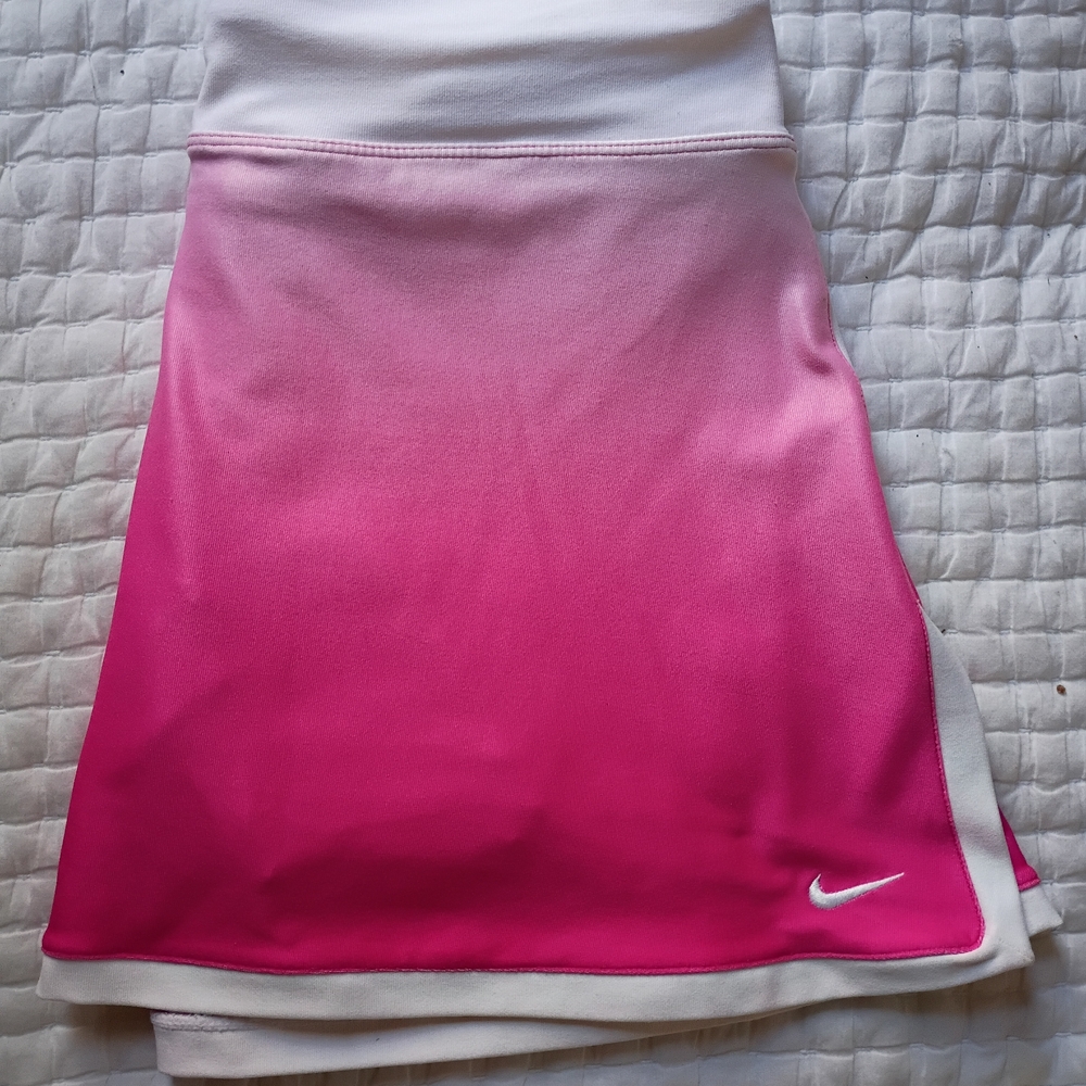 Nike Women's Pink Ombre Mini Skirt
